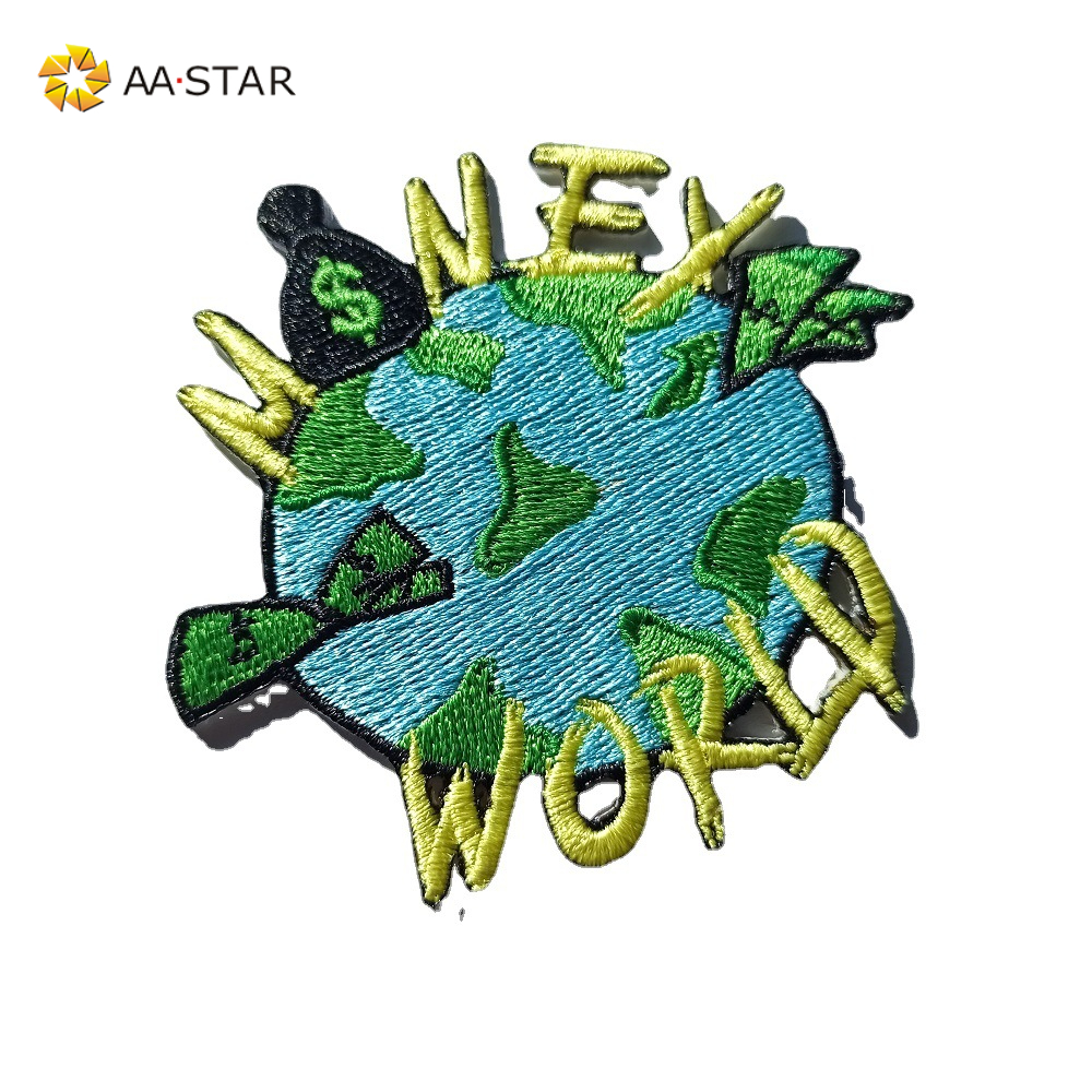 shoulder embroidery patch