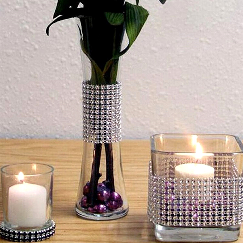 Fast delivery crystal hotfix rhinestone mesh sheet for decoration