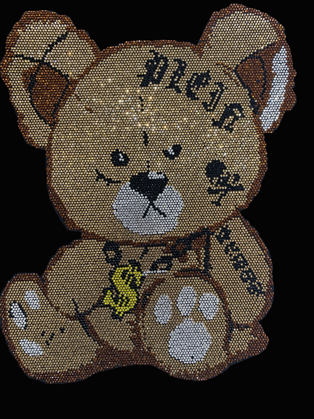 Cartoon character kids hotfix rhinestone transfer motif strass