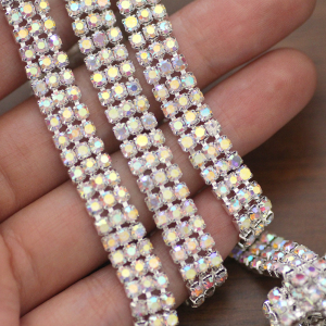 rhinestone ribbon trim