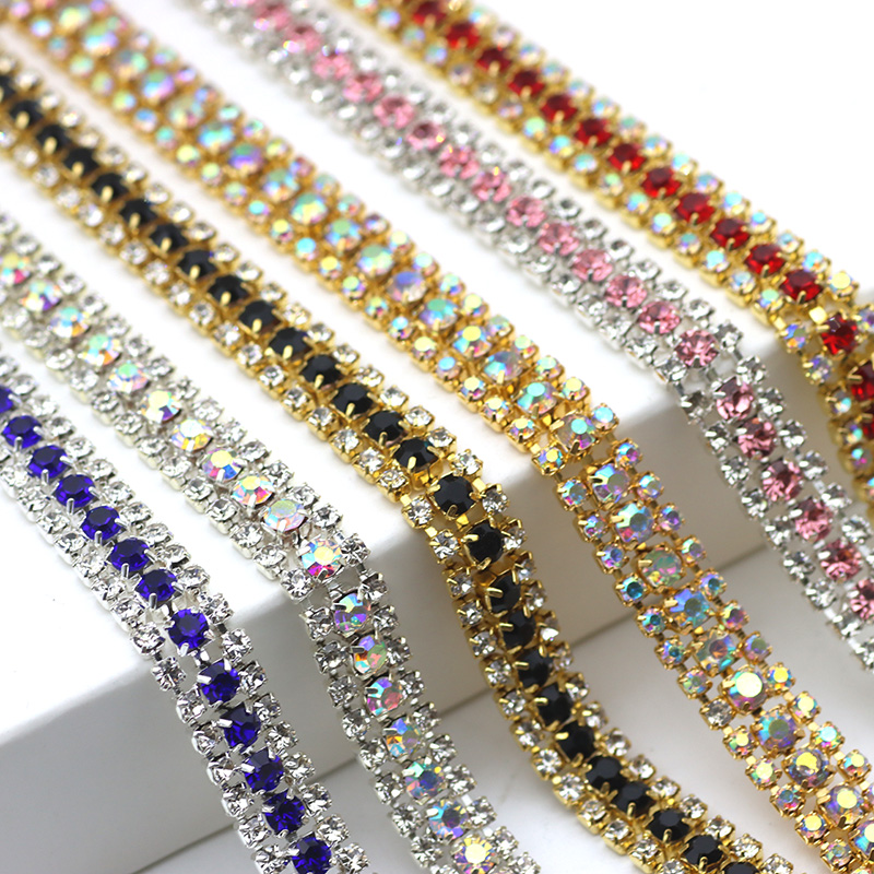 rhinestone ribbon trim
