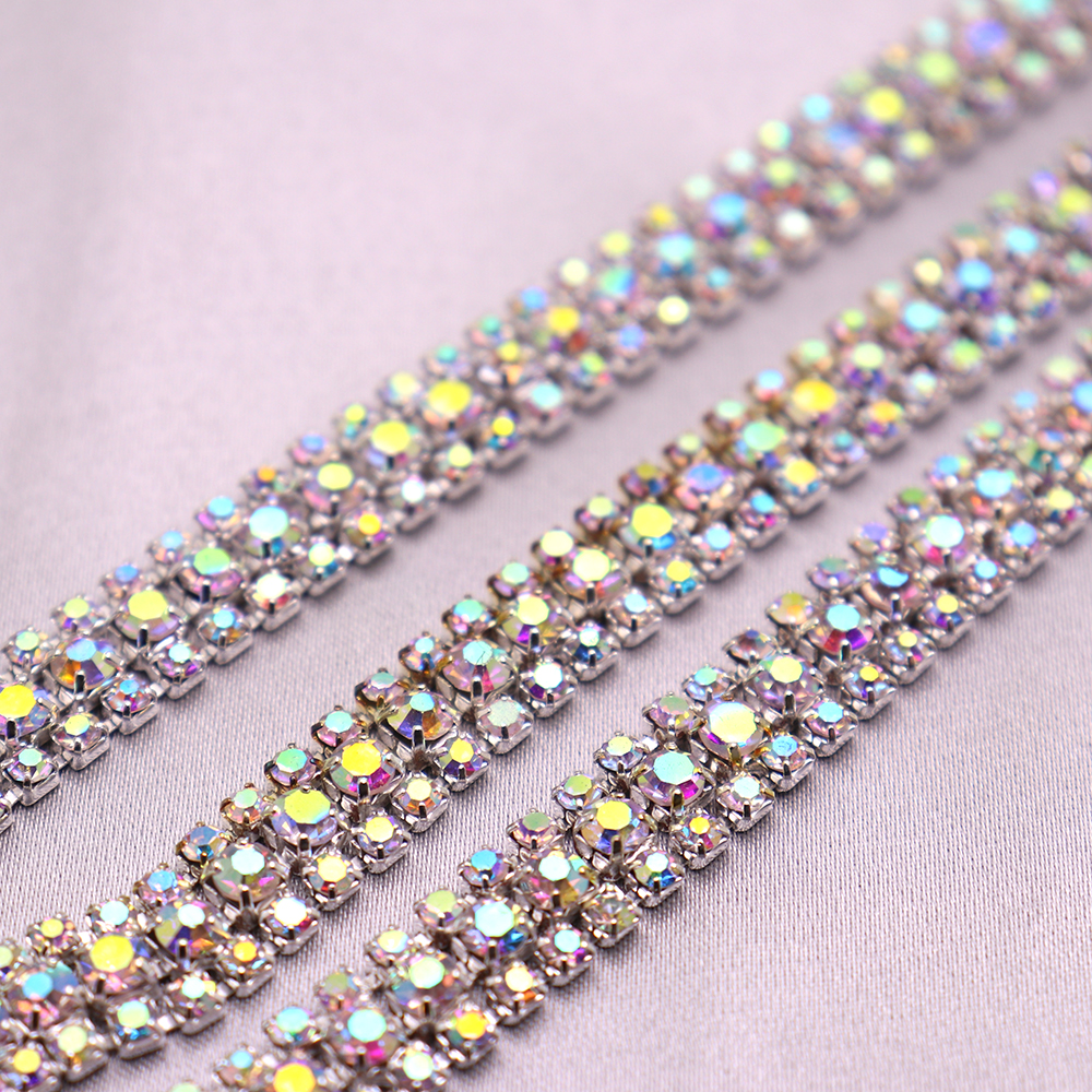 rhinestone ribbon trim