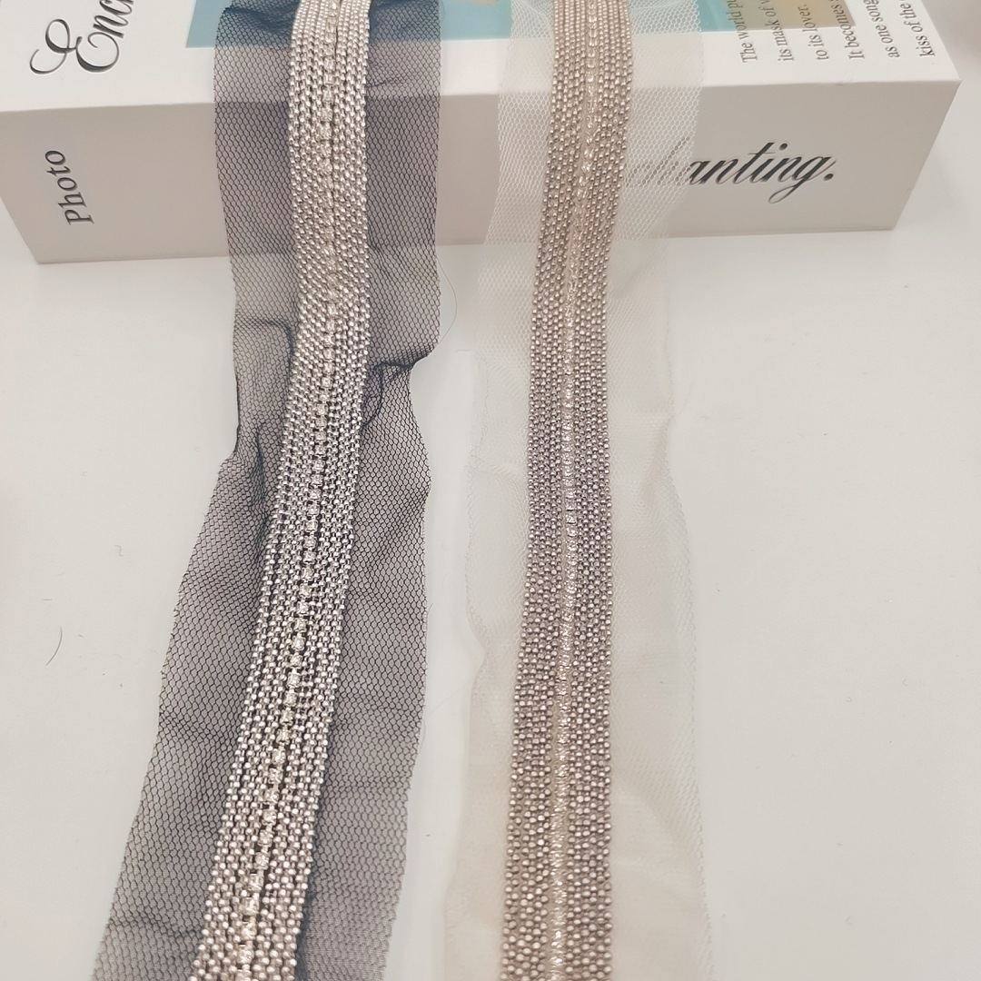 bling rhinestone trim chain