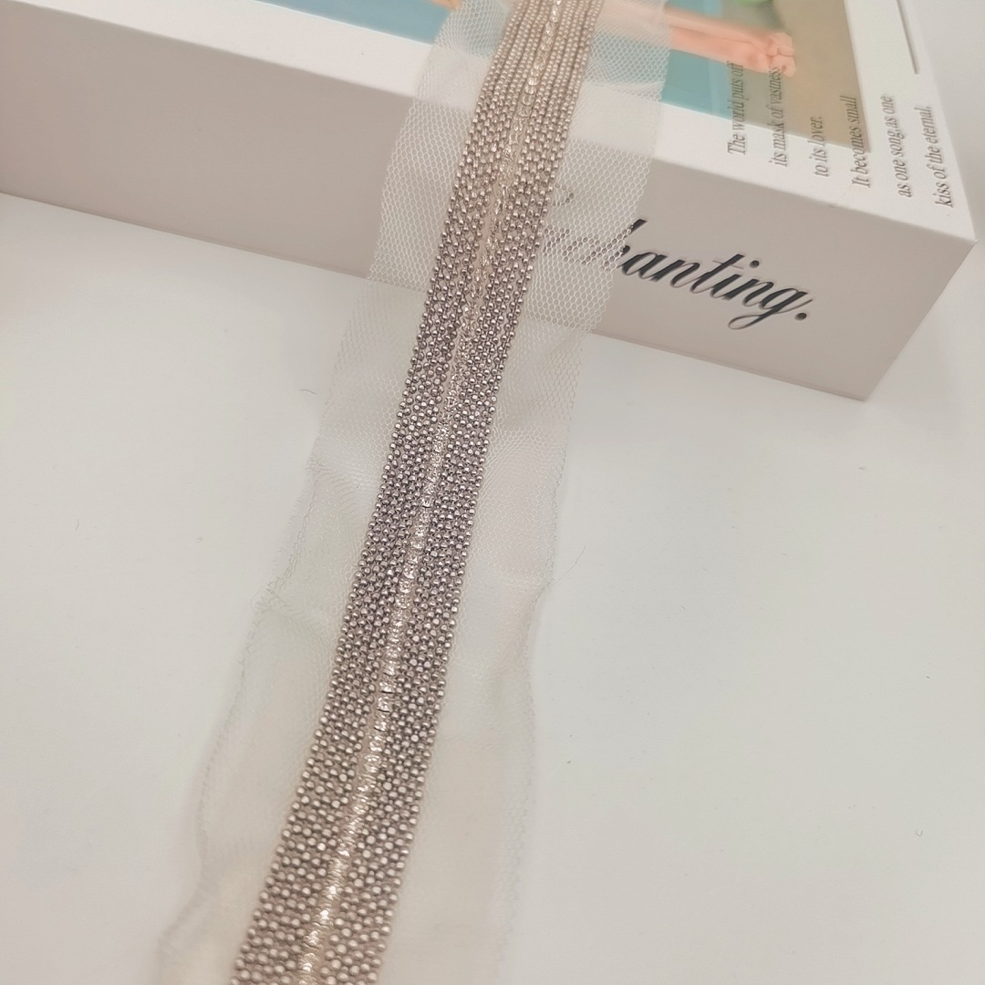 bling rhinestone trim chain