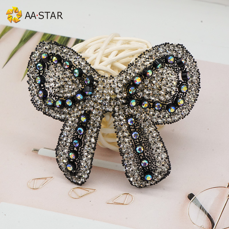 rhinestone bowtie patch