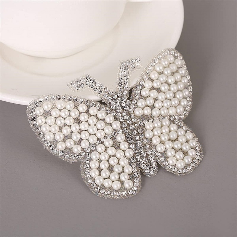 rhinestone butterfly iron on patch