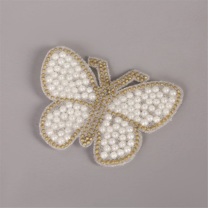 rhinestone butterfly iron on patch