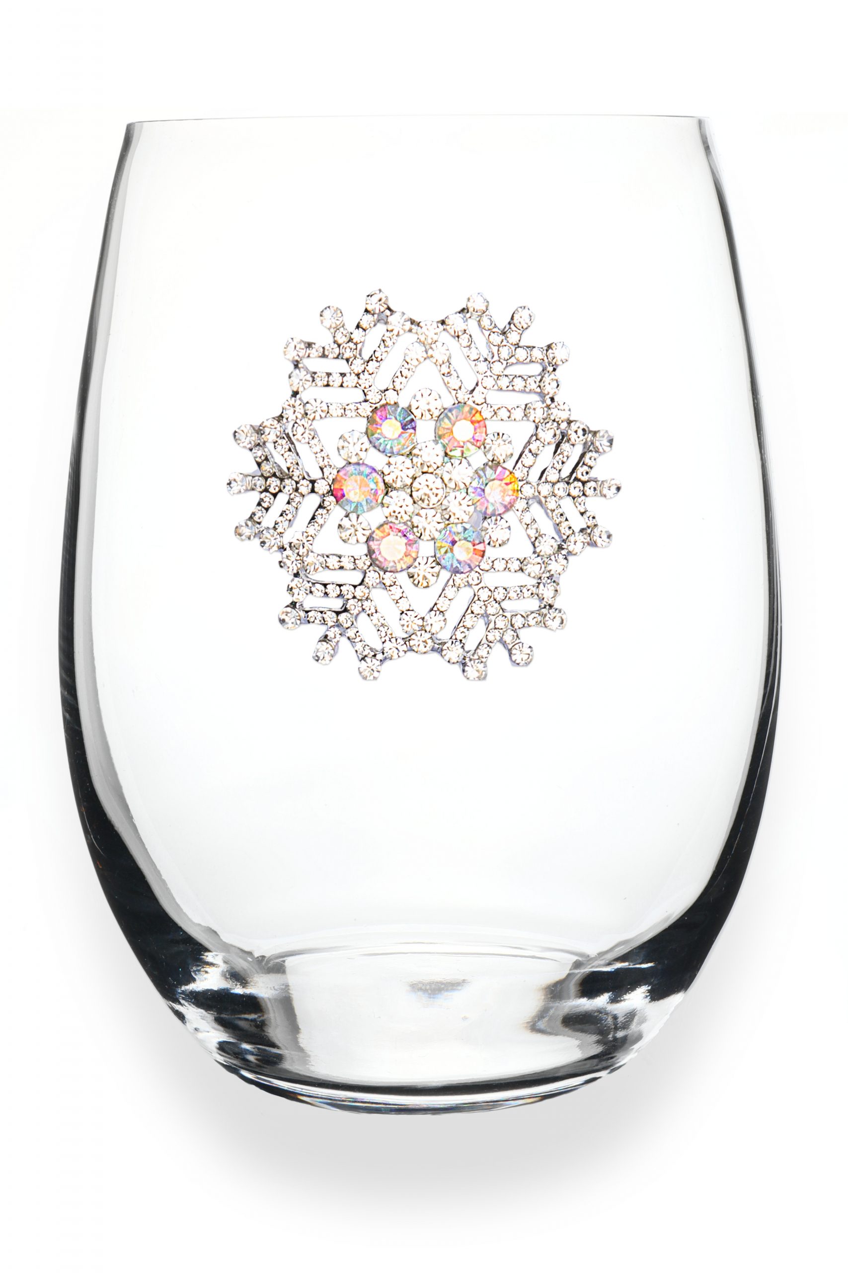 wine glasses with rhinestones