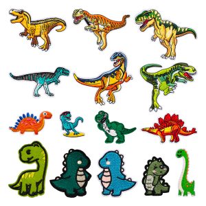embroidery patch dinosaur