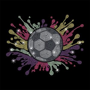 iron on rhinestone bling transfer
