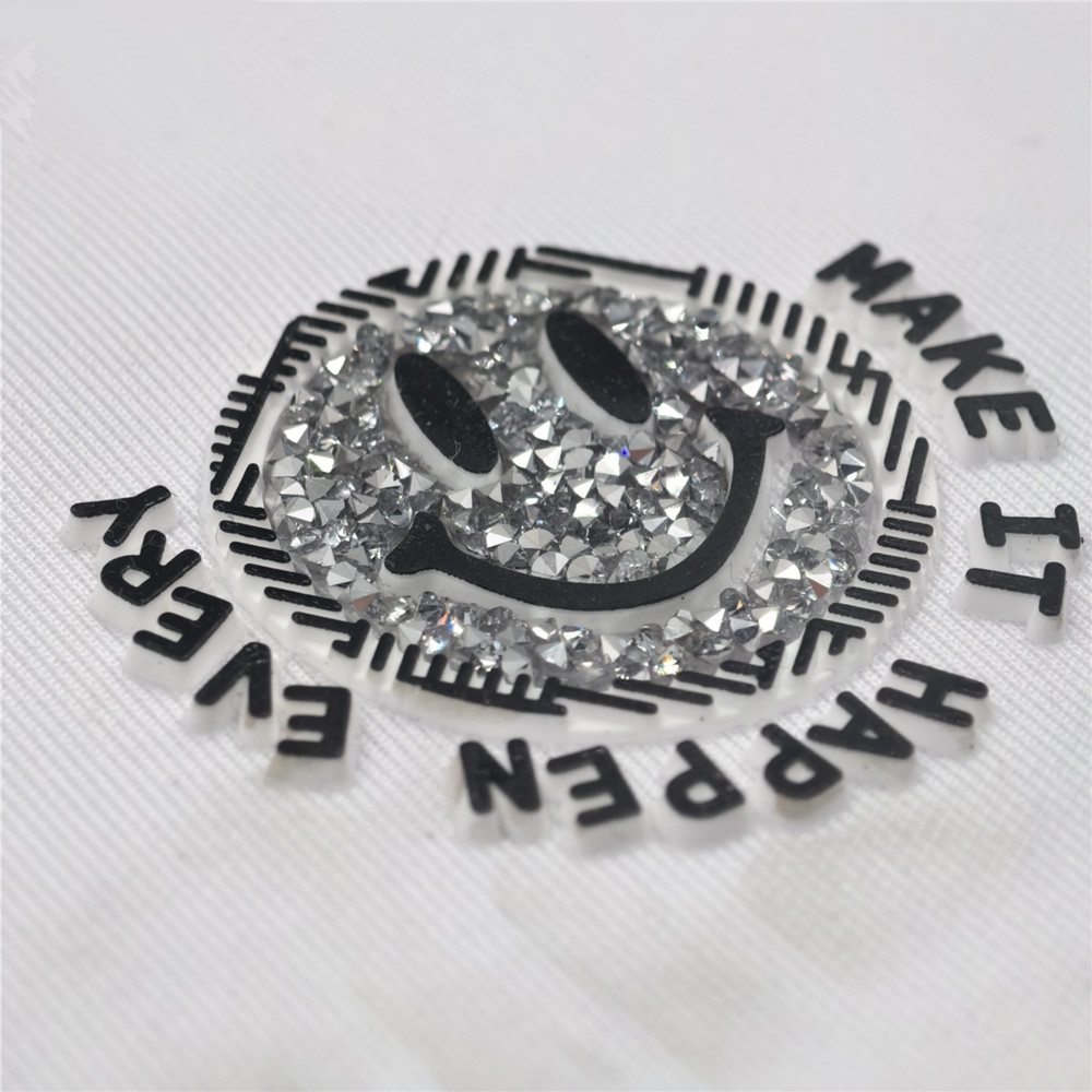 Custom Rhinestone Patches Custom rhinestone silicone patch design transfer