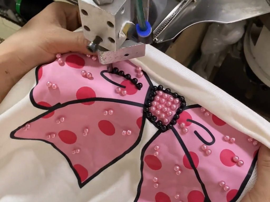 automatic pearl setting machine