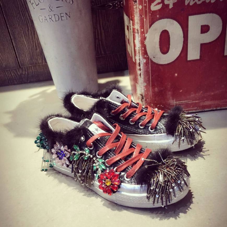 hotfix rhinestones on shoes